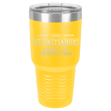 Vintage Age to Perfection Tumbler